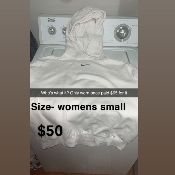 Nike Women's Sportswear Essential Collection Oversized Fleece Hoodie size small - Picture 1 of 1